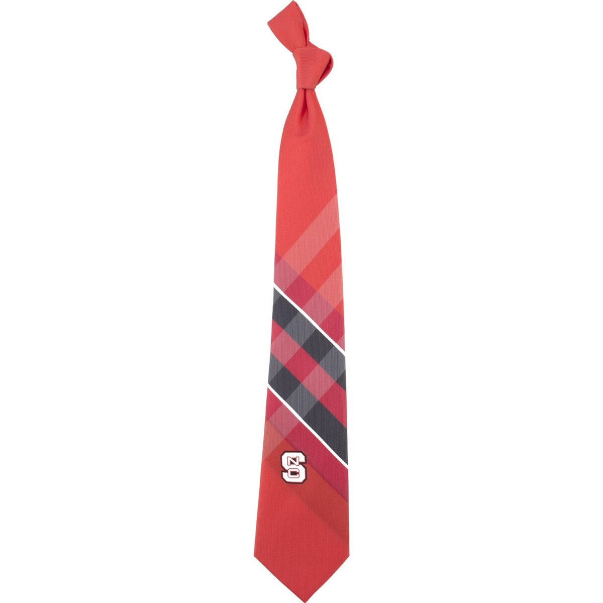 Grid Red/Black/White Tie - Block S